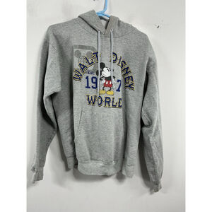 Adult Hanes Disney Pullover Hoodie Medium Gray